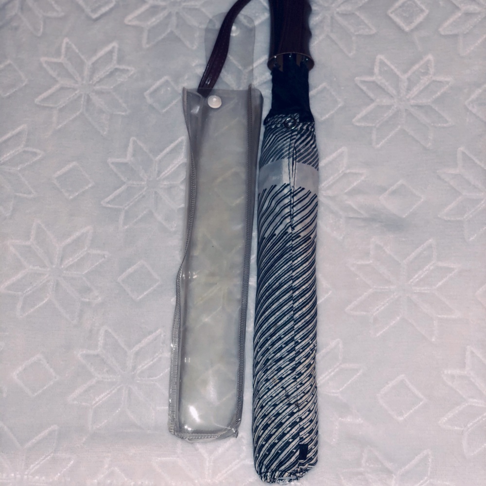 Black Zebra pattern Umbrella. Like New